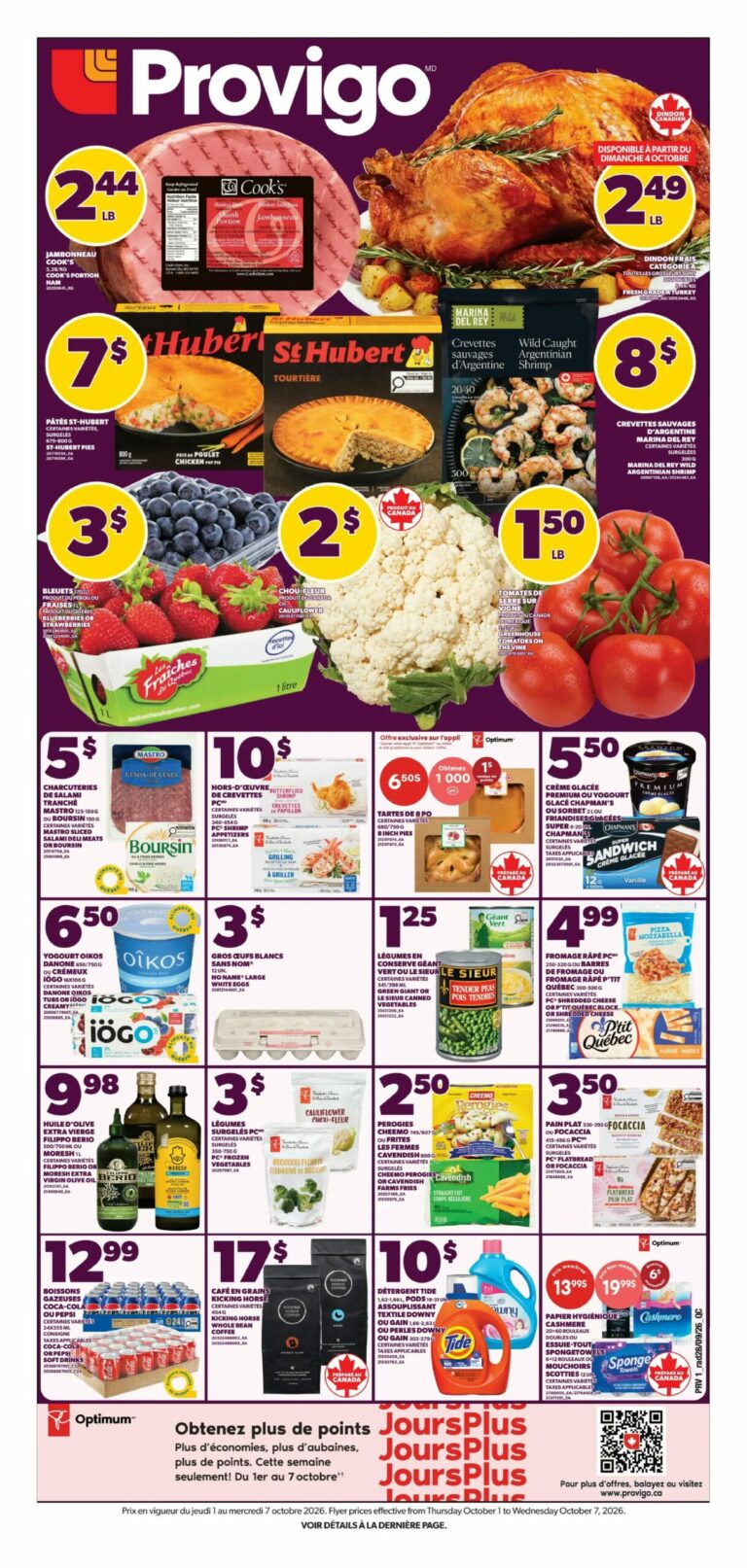 Provigo — Circulaire Provigo du 1 au 7 octobre 2026
