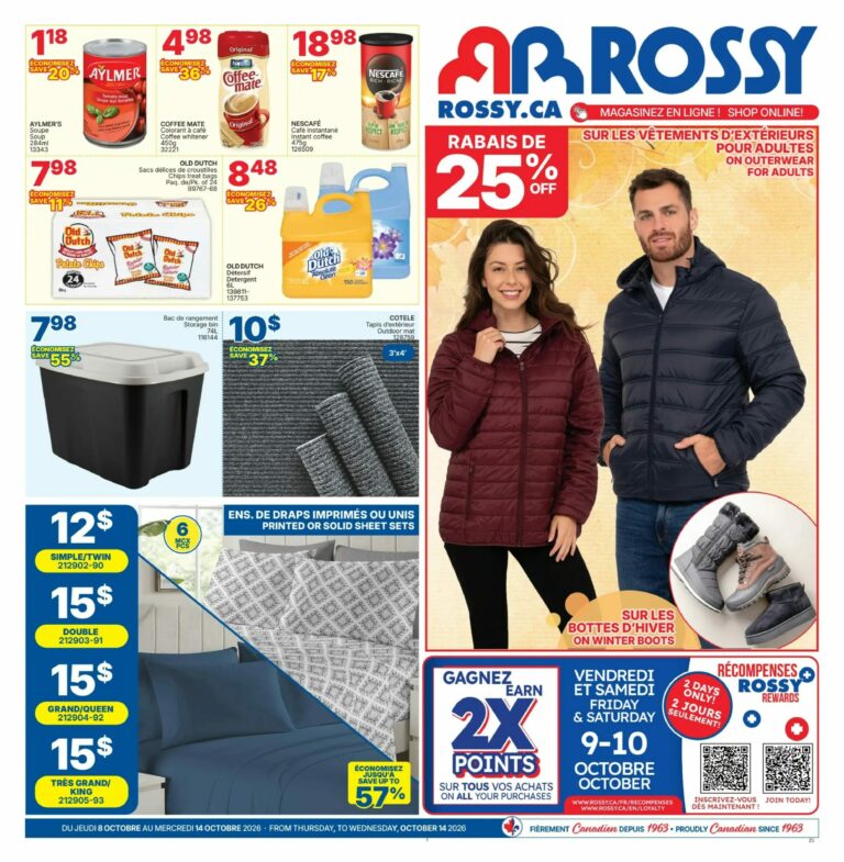 Rossy — Circulaire Rossy du 8 au 14 octobre 2026