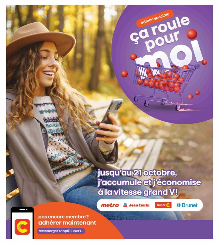 Page couverture de la Circulaire Super C Moi Du 8 au 14 octobre 2026