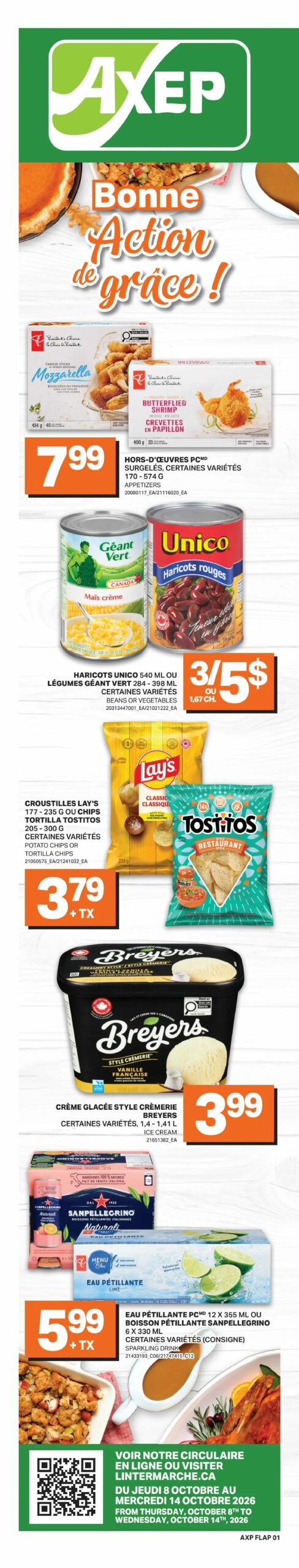 Marché Axep — Circulaire Axep du 8 au 14 octobre 2026