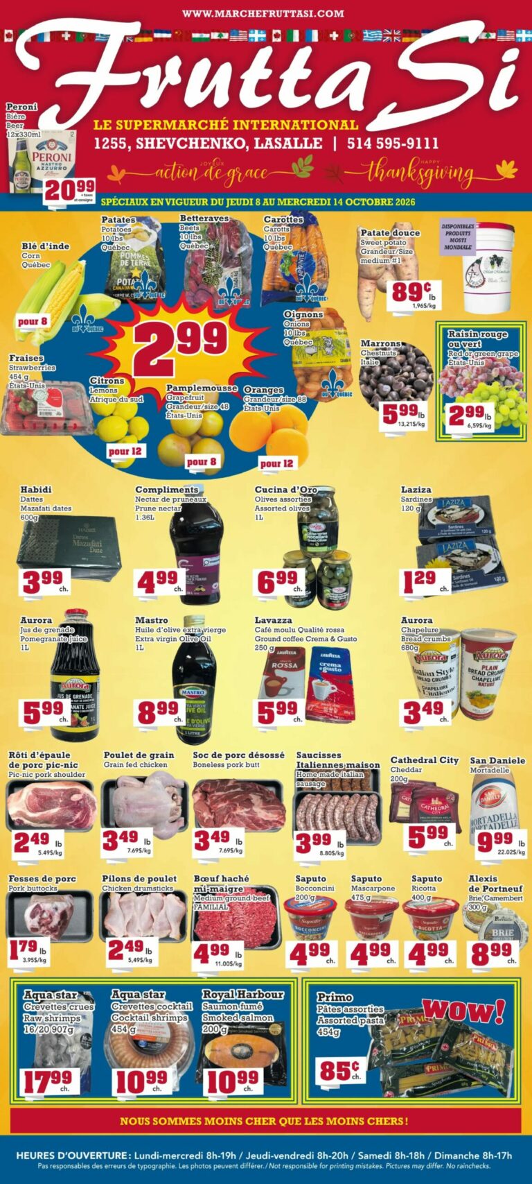 Marché Frutta Si — Circulaire Marché Frutta Si du 8 au 14 octobre 2026